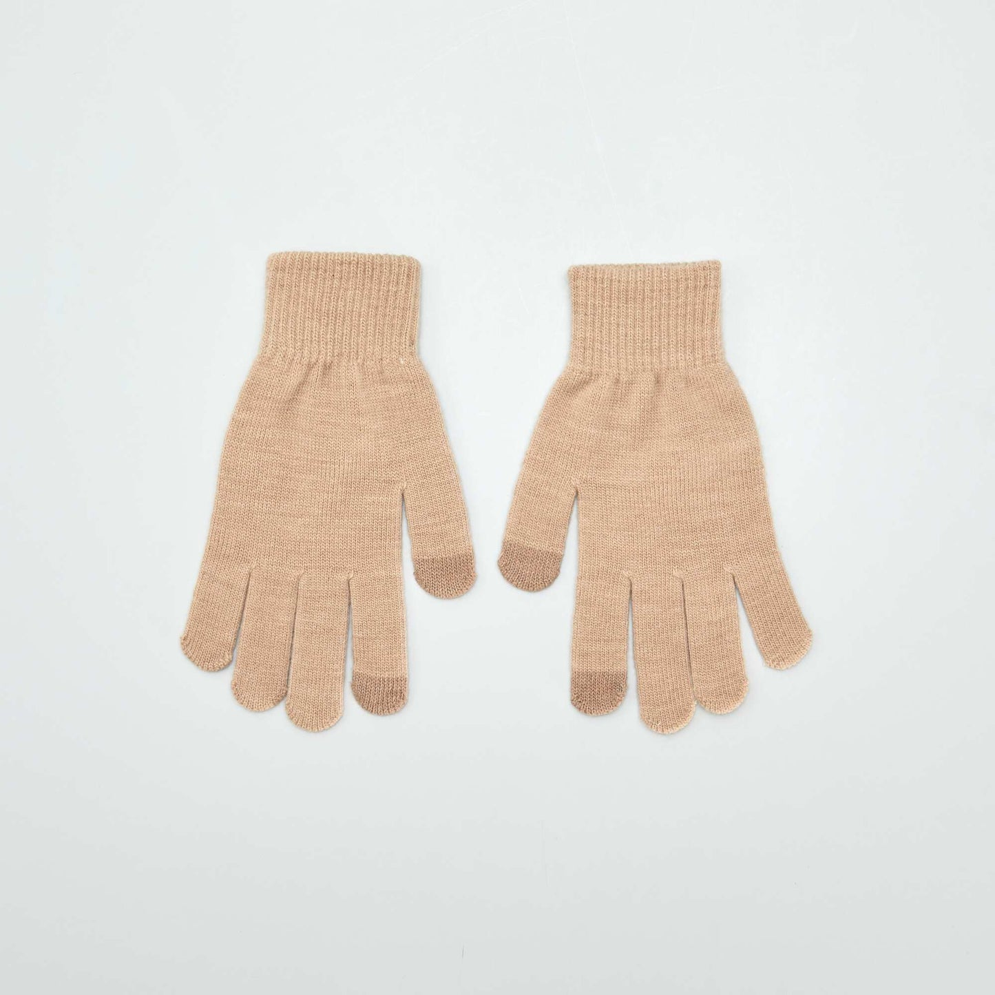 Pack of 2 pairs of gloves BROWN