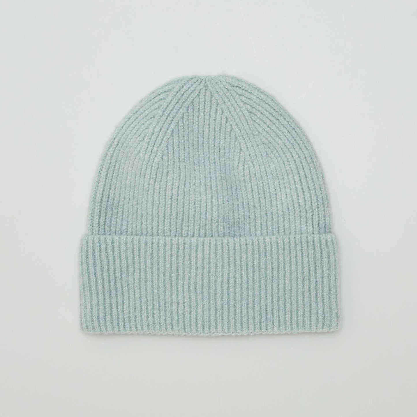 Cuffed knit beanie GREEN