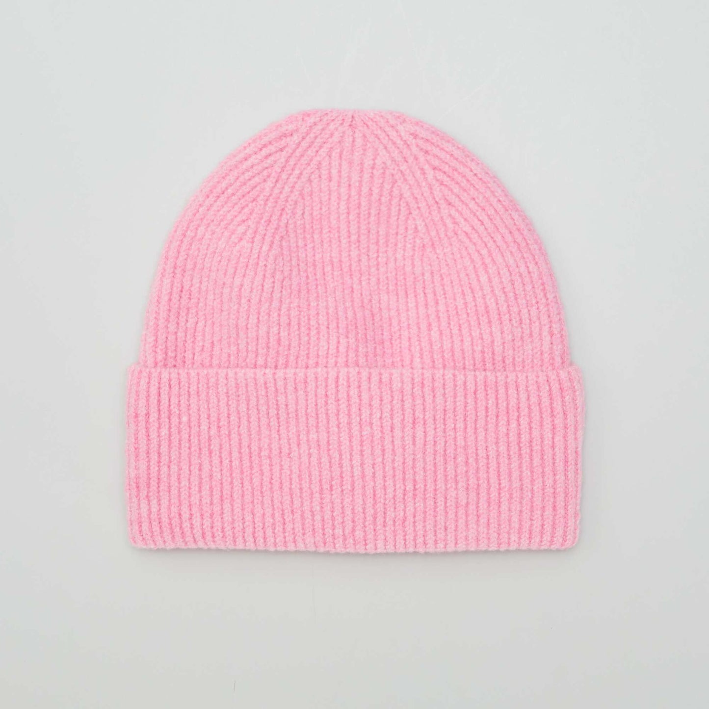 Cuffed knit beanie PINK