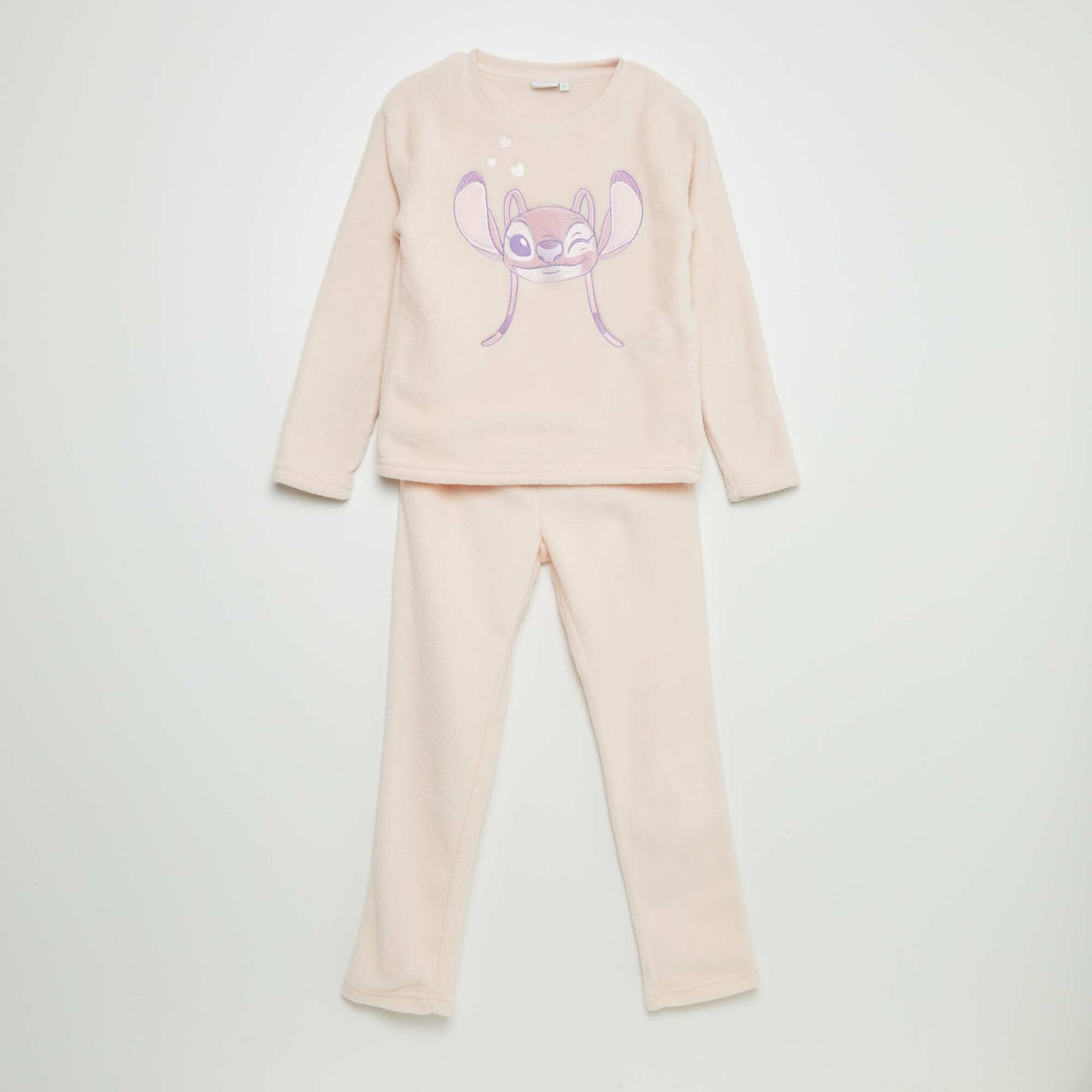 'Stitch' fleece pyjama set - Two-piece set PINK