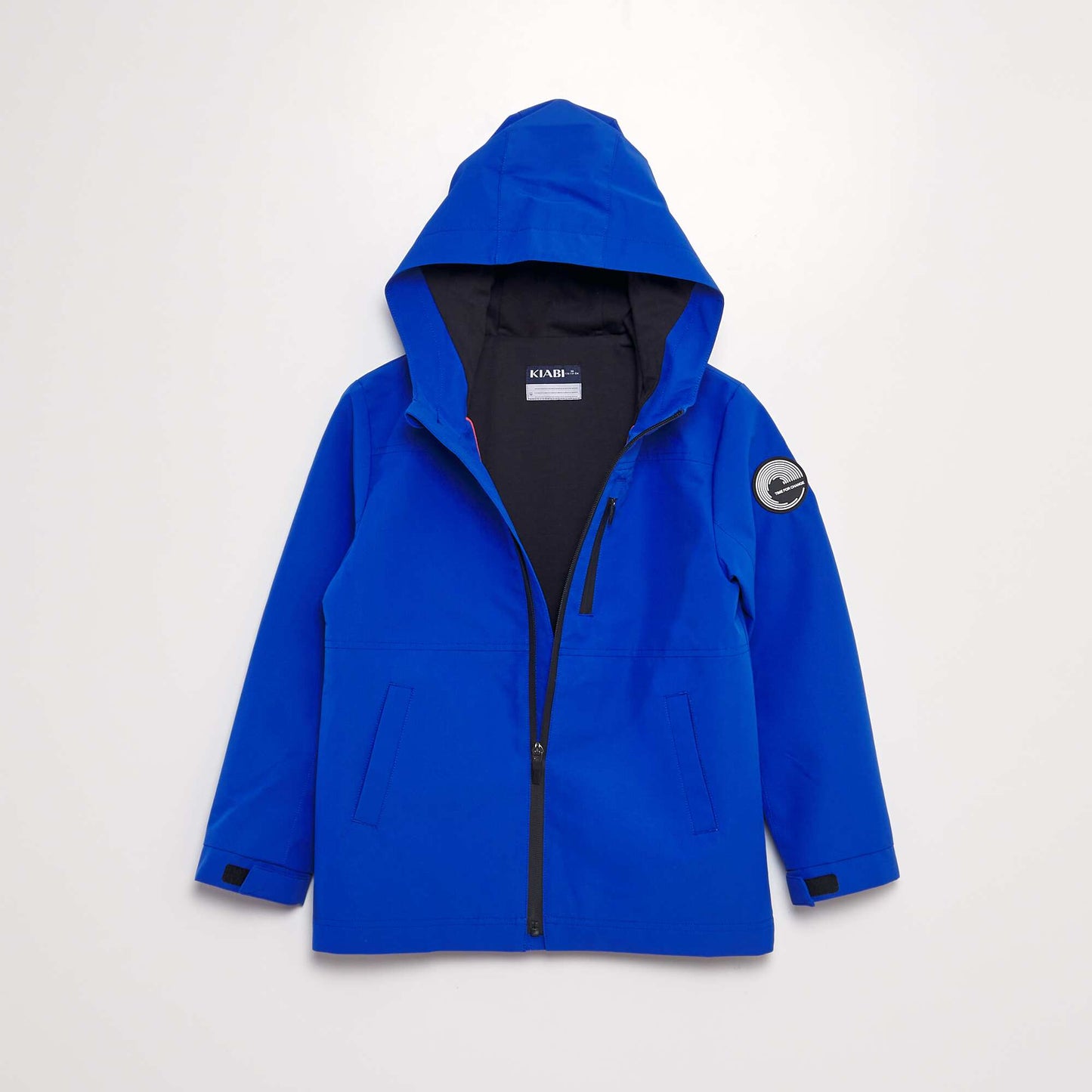 Lightweight hooded parka BLUE