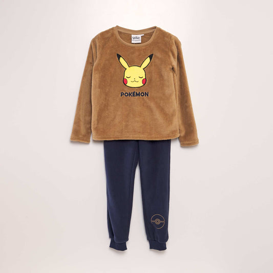 Pikachu fleece pyjama set - 2-piece set BLUE