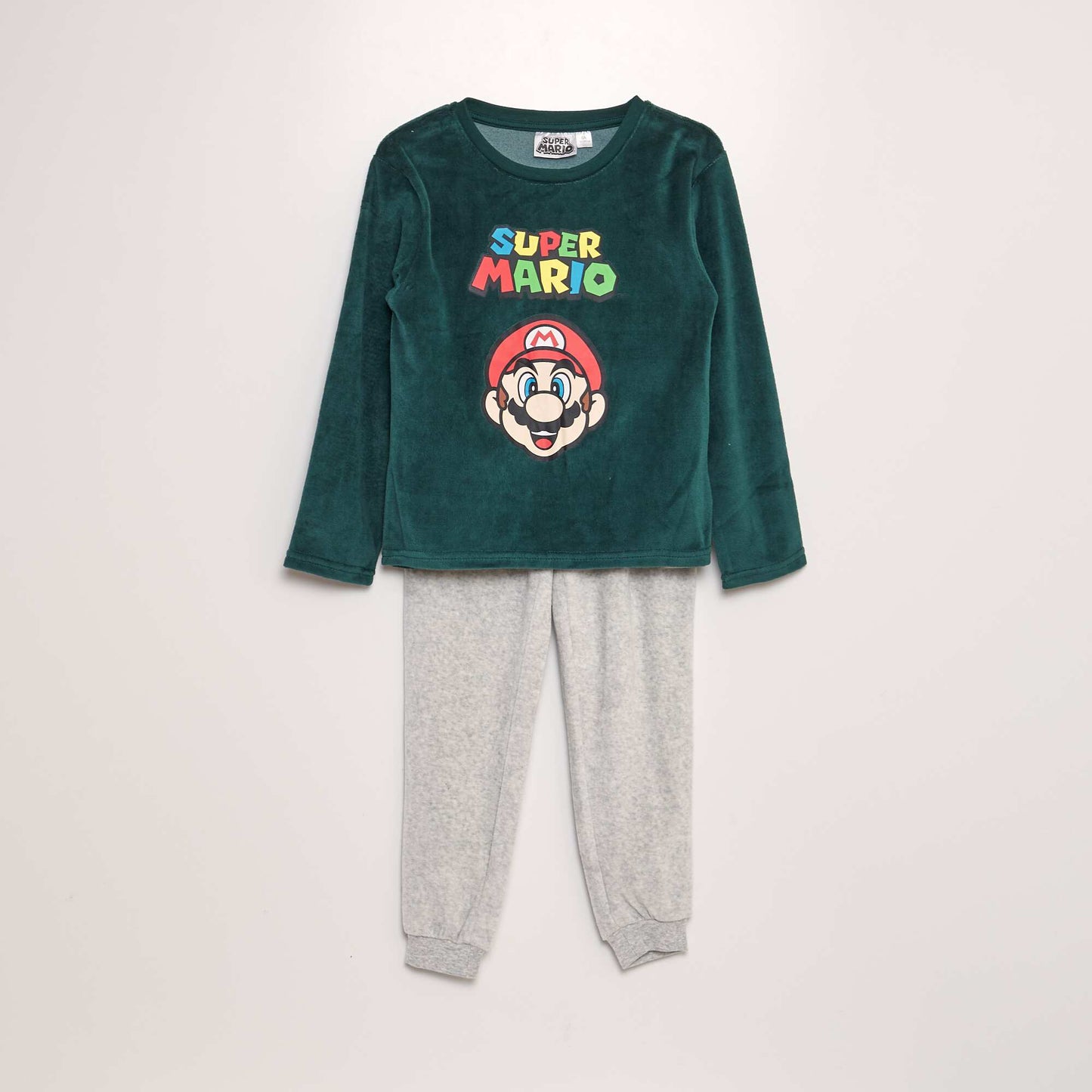 'Mario Bros.' fleece pyjamas - 2-piece set GREEN