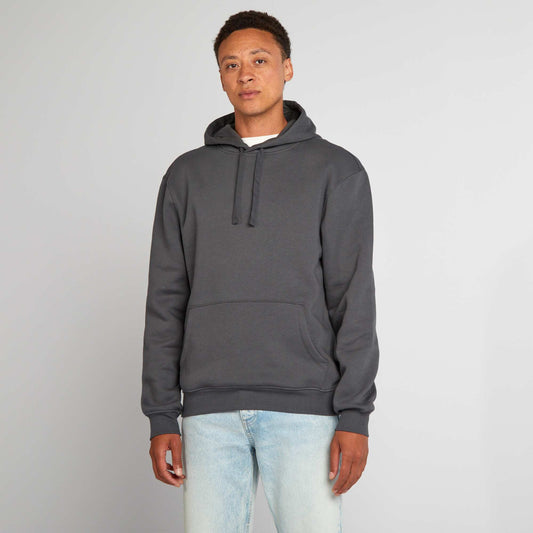 Plain hoodie GREY