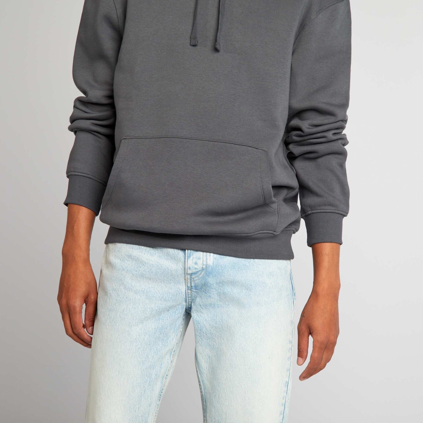 Plain hoodie GREY