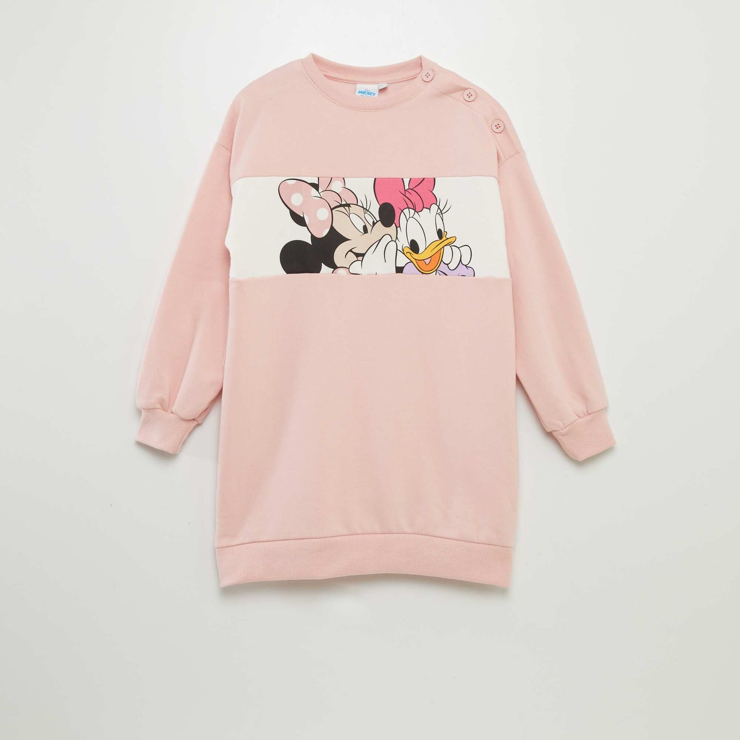 Minnie Mouse sweatshirt fabric dress PINK