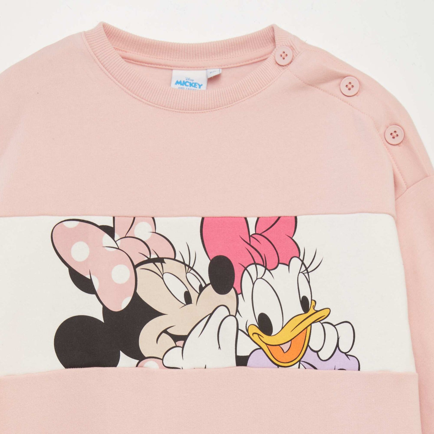 Minnie Mouse sweatshirt fabric dress PINK