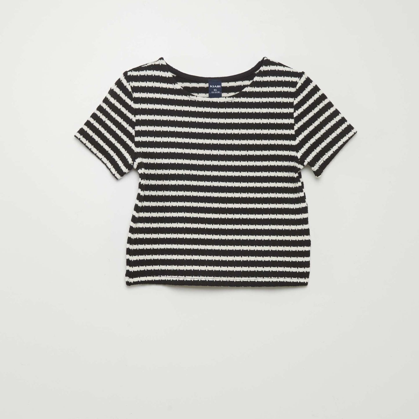 Striped T-shirt and trousers set - 2-piece set BLACK