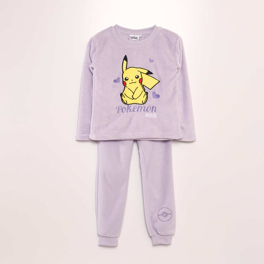 Pokémon Pikachu fleece pyjama set - 2-piece set BLUE