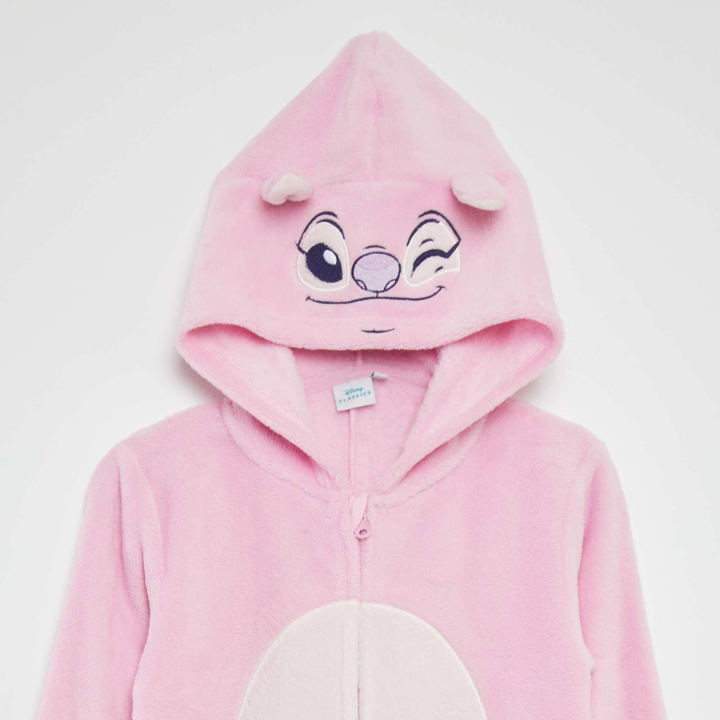 'Stitch' fleece sleep onesie PINK