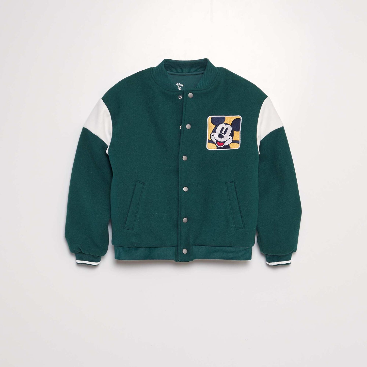 'Disney' 'Mickey' varsity-style jacket GREEN