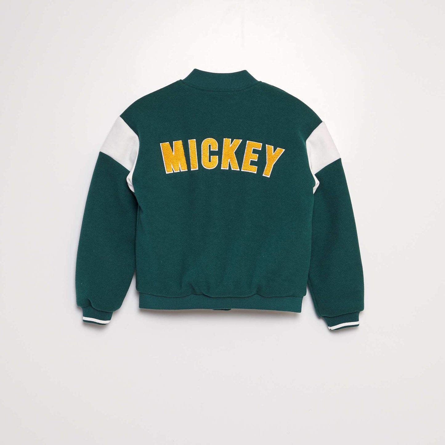 'Disney' 'Mickey' varsity-style jacket GREEN