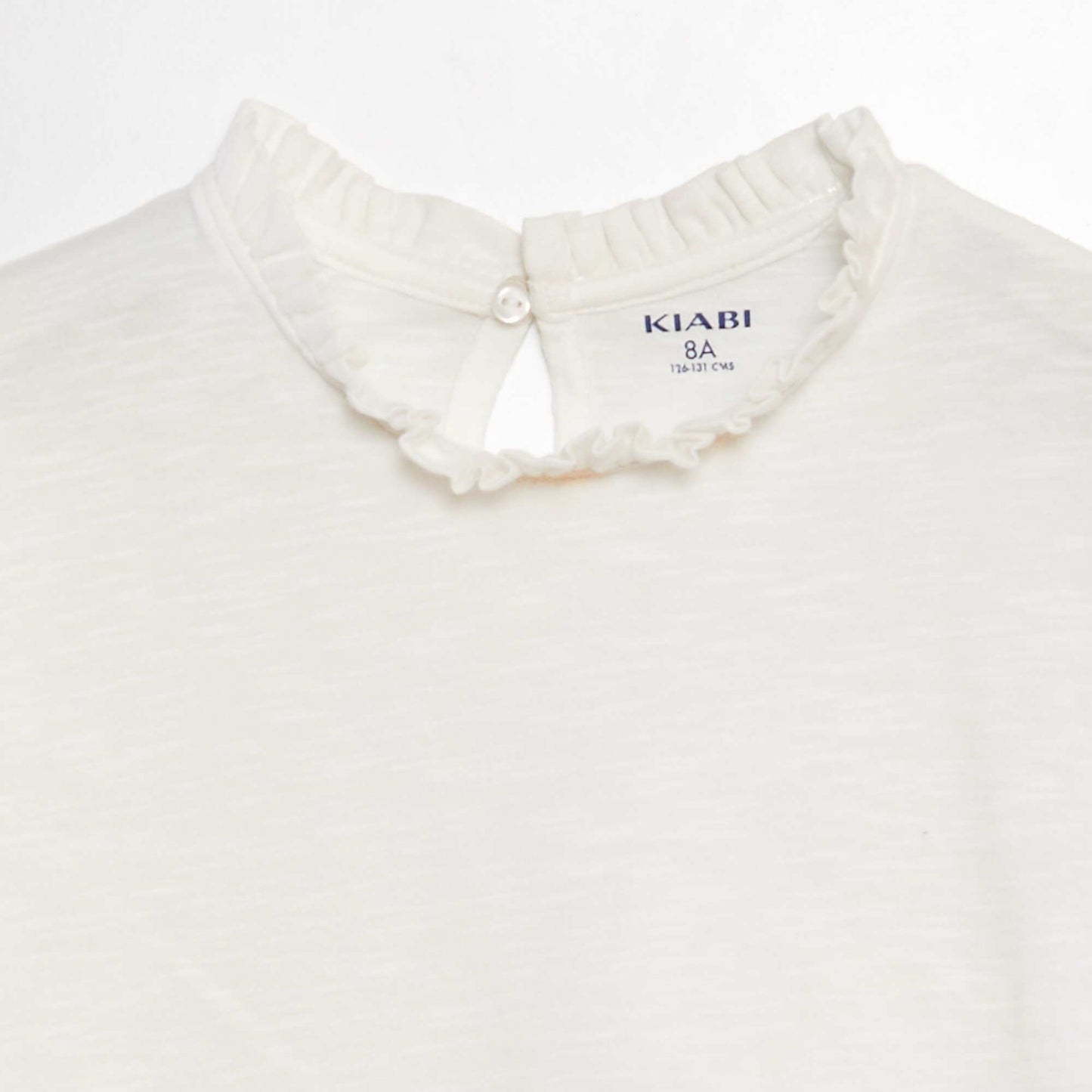 Long-sleeved cotton T-shirt WHITE