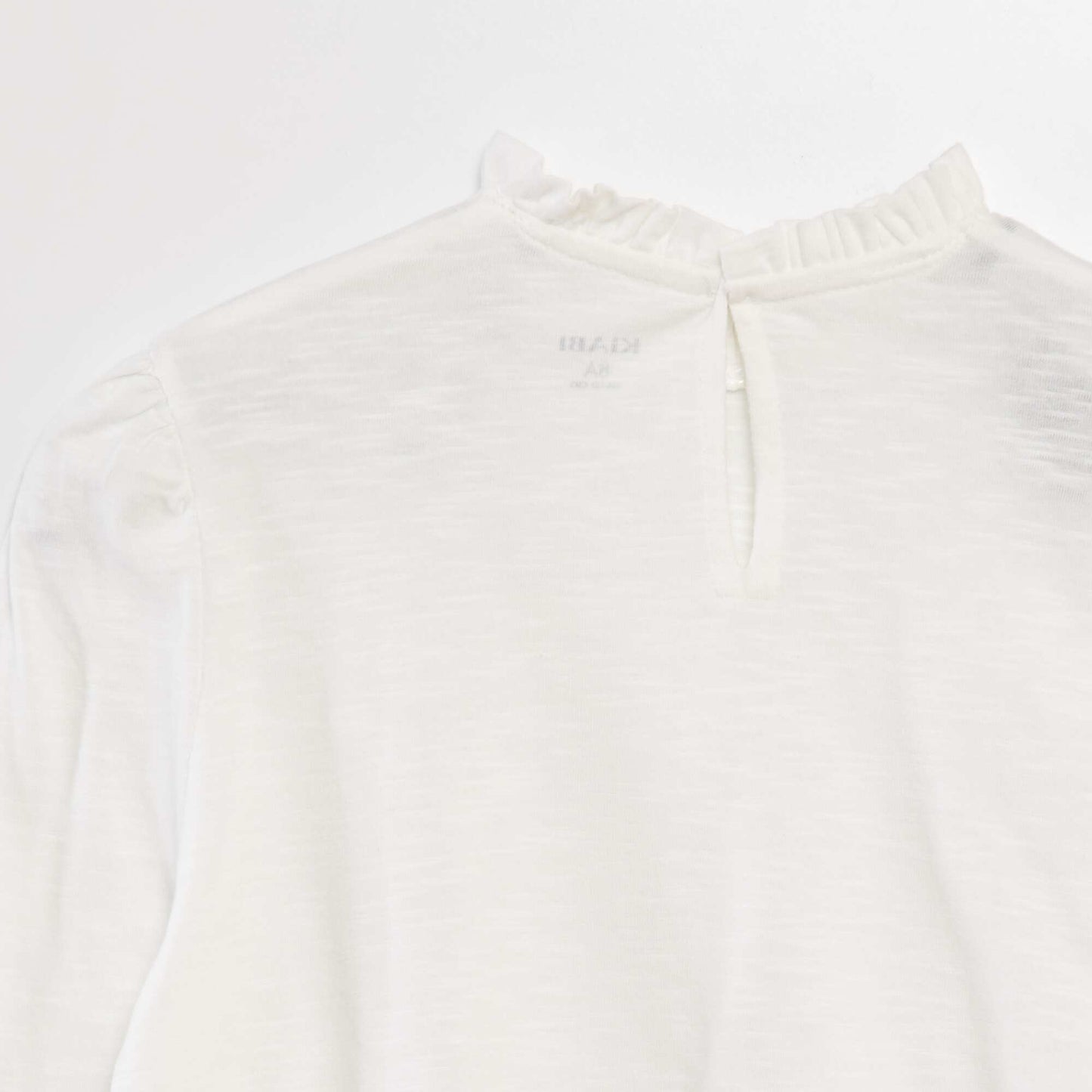 Long-sleeved cotton T-shirt WHITE