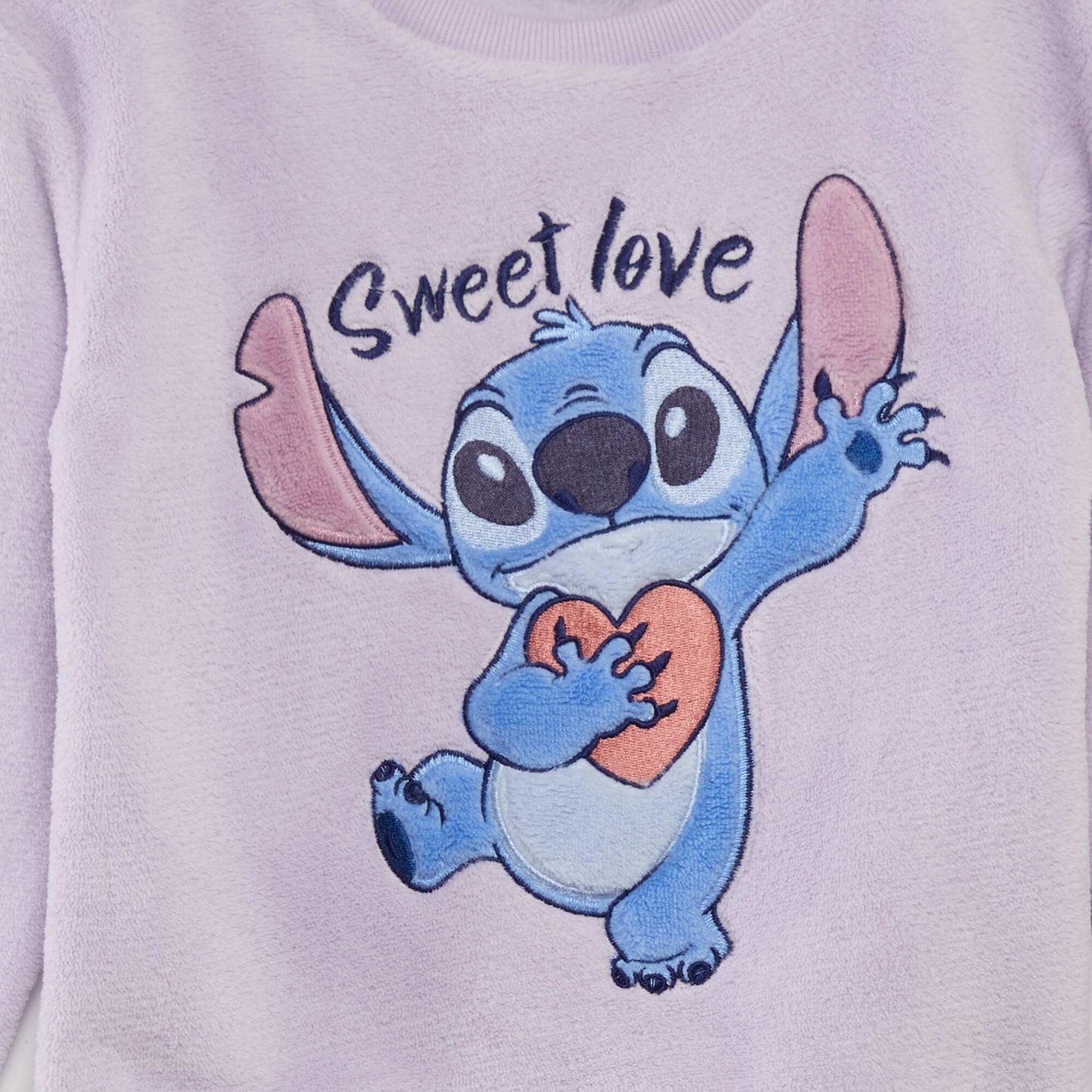 Disney Stitch fleece pyjama set - 2-piece set PURPLE