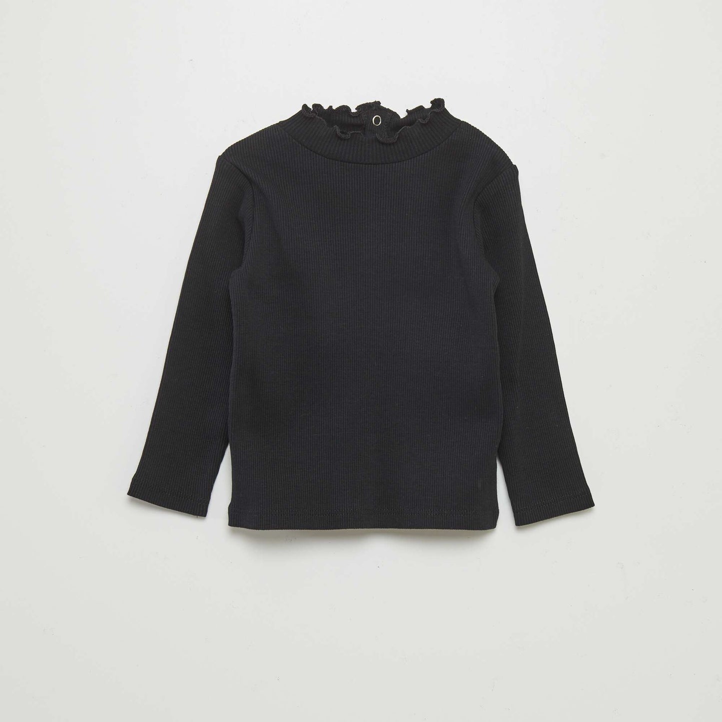 Ribbed knit undersweater black