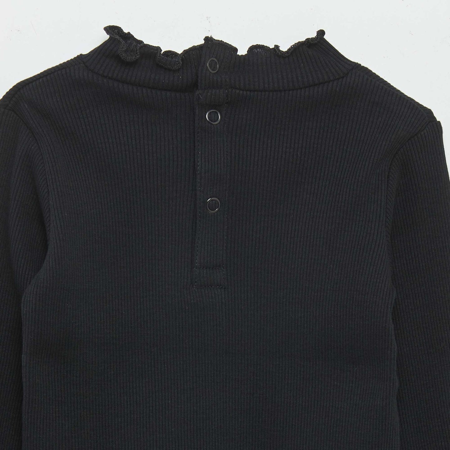 Ribbed knit undersweater black