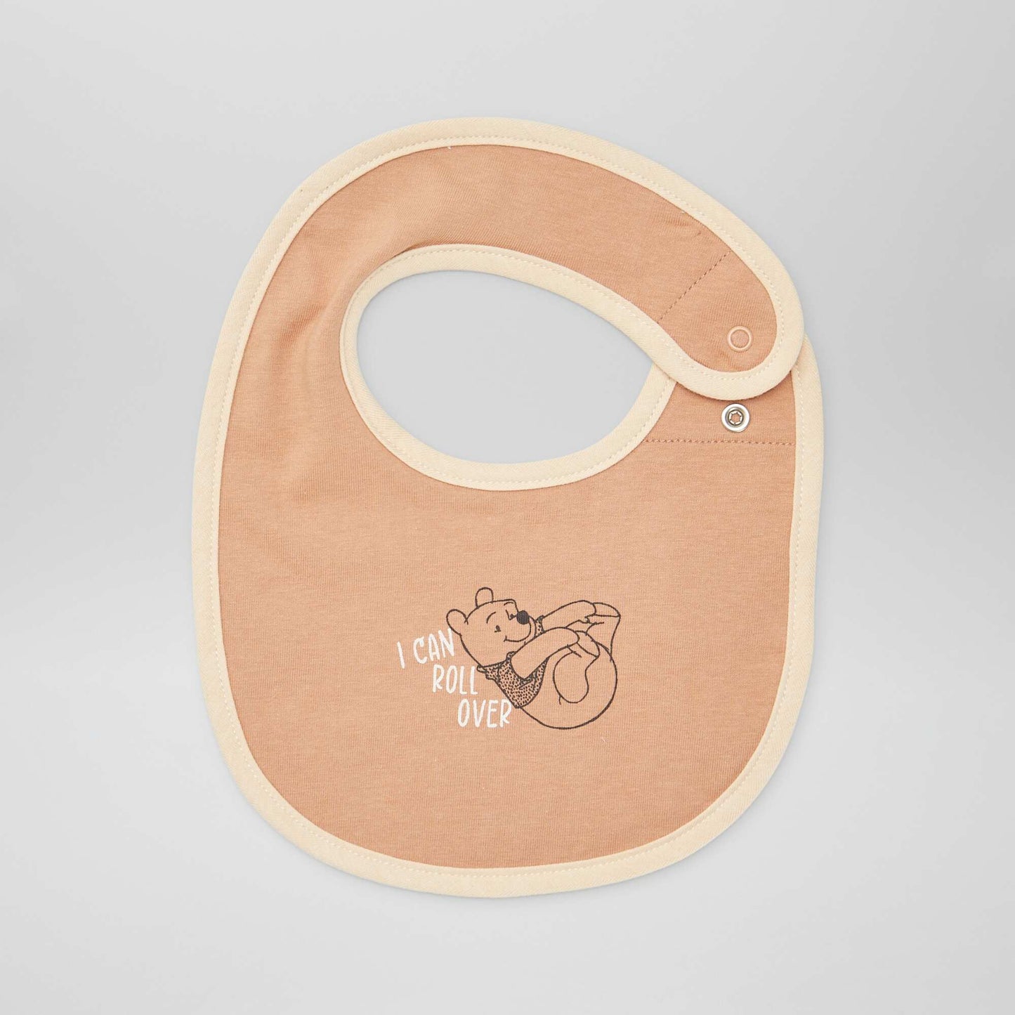 3 dinosaur bibs BEIGE