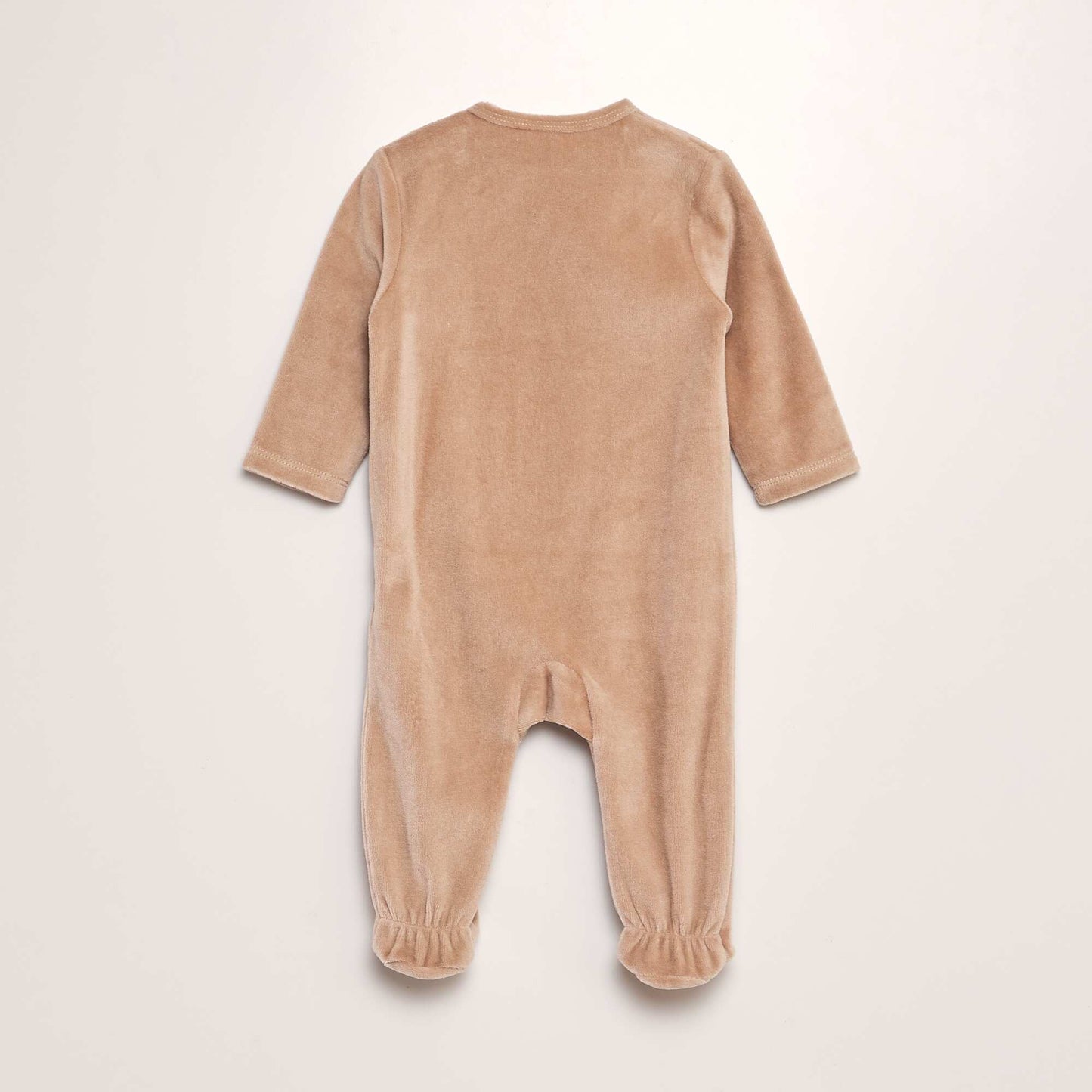 Winnie the Pooh velour sleepsuit BROWN