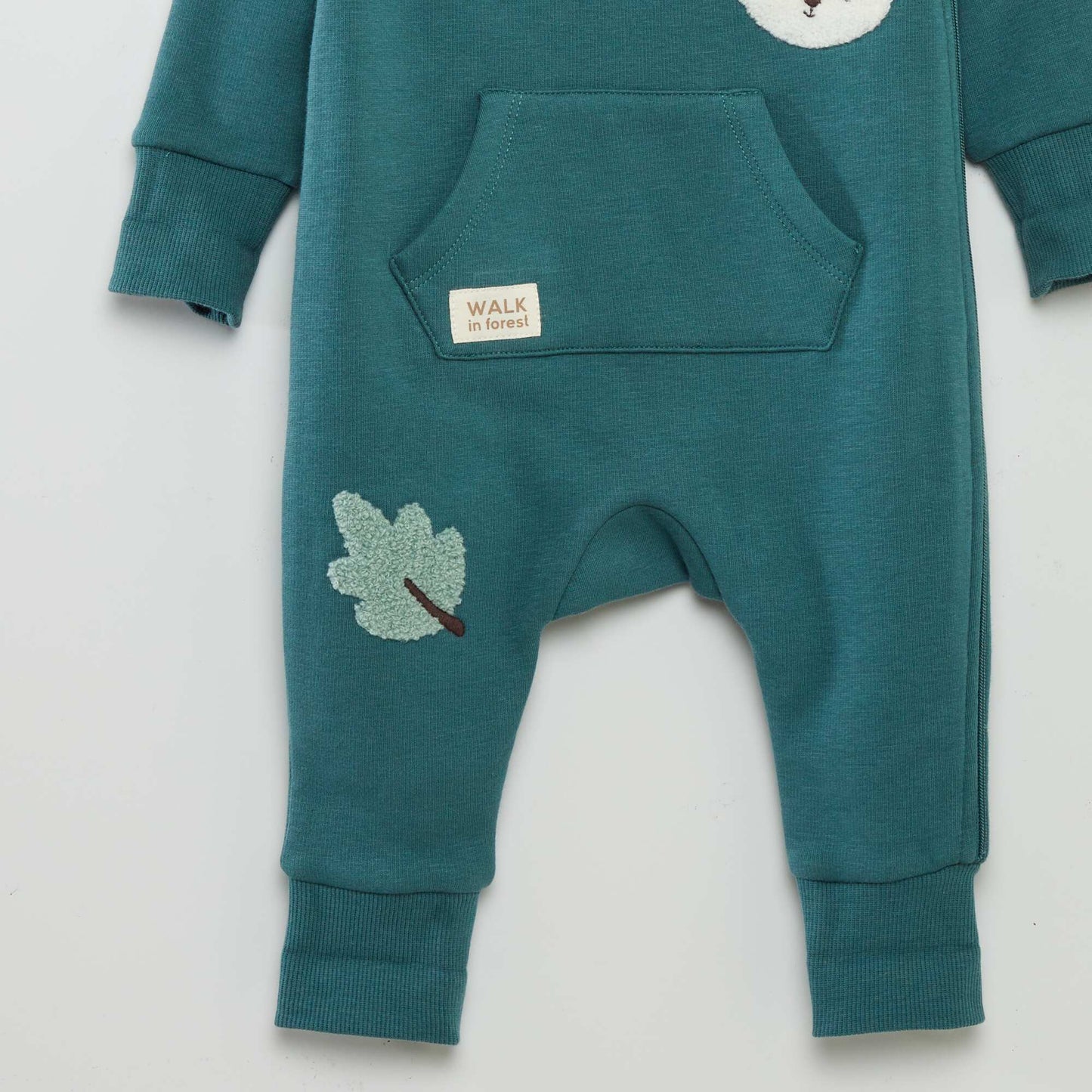 Expandable printed sleepsuit GREEN