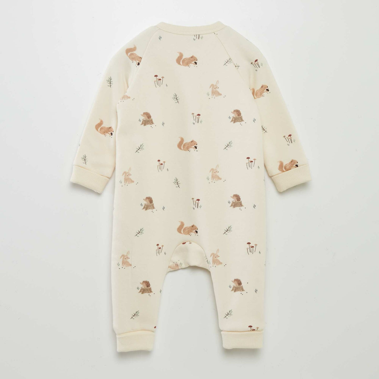 Expandable printed sleepsuit WHITE