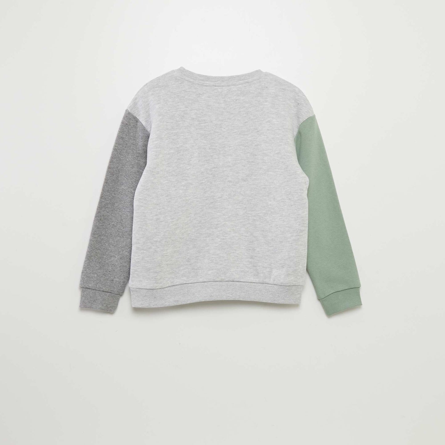 Colour block sweatshirt GREY