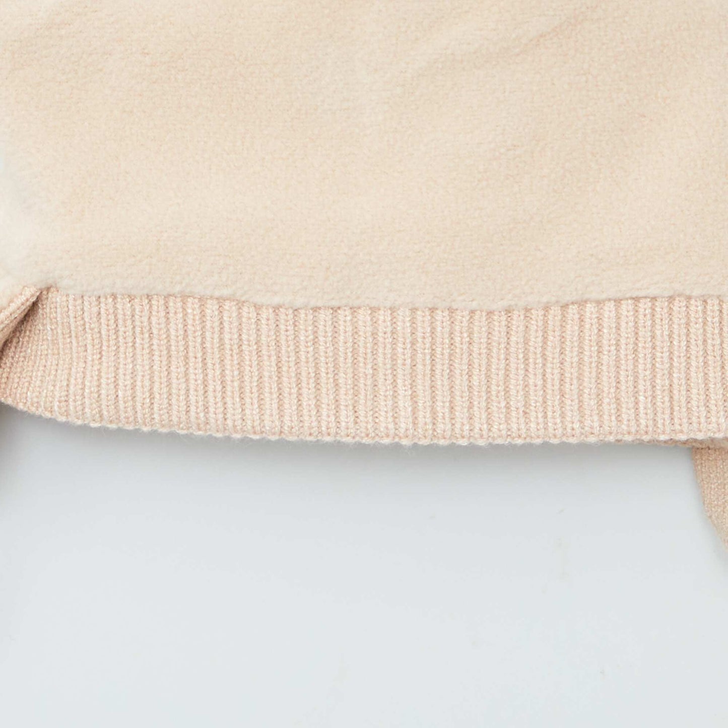 Mickey Mouse hat + snood set BEIGE