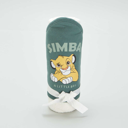 Disney hooded bath towel GREEN