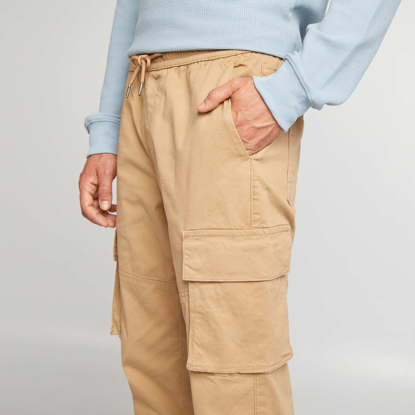 Multi-pocket trousers BEIGE