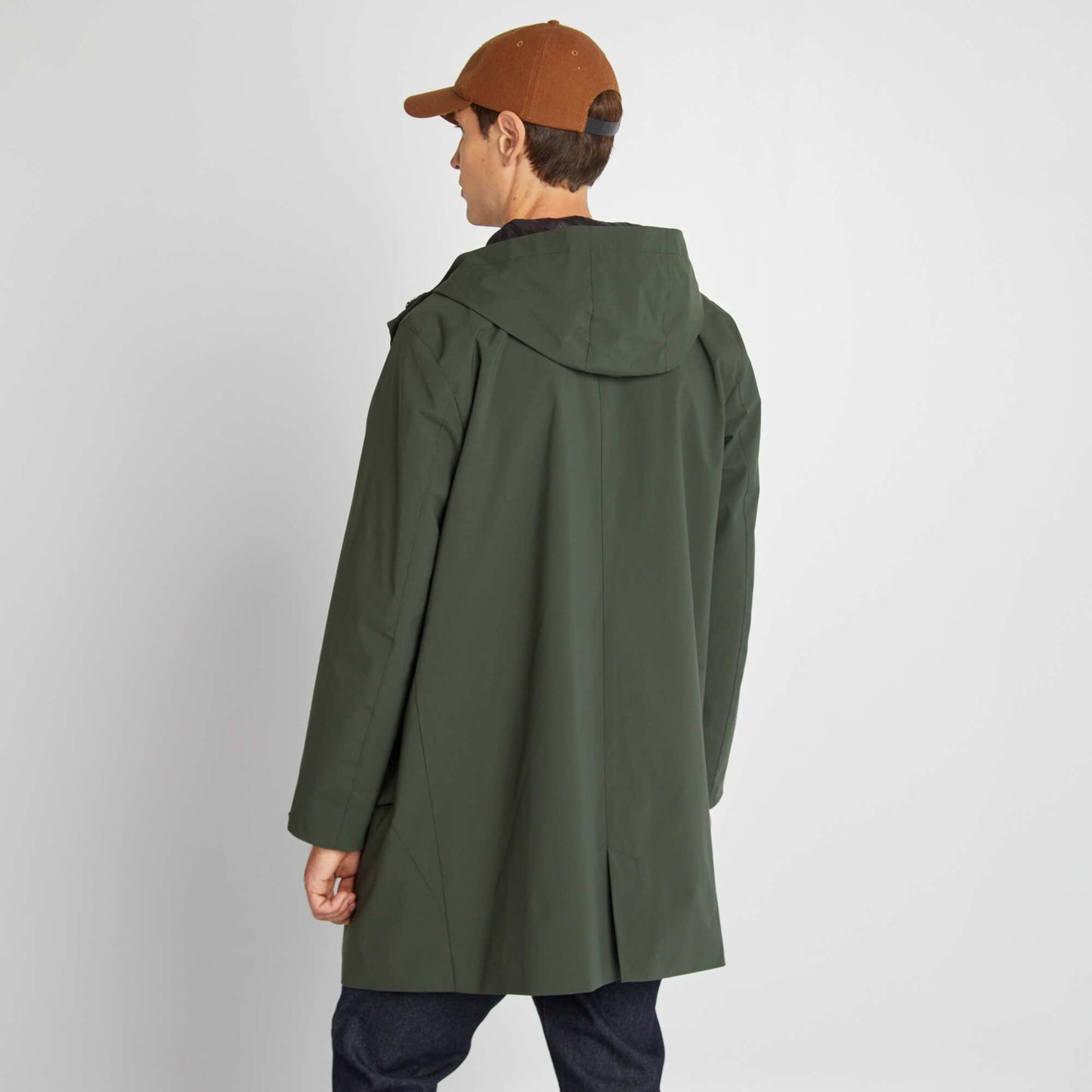 Lightweight hooded parka GREEN