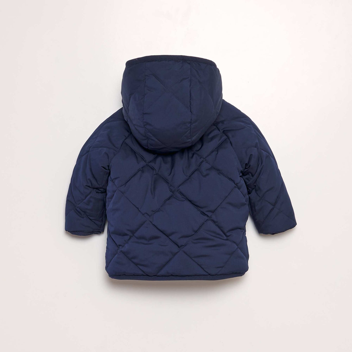 Reversible jacket with hood BEIGE