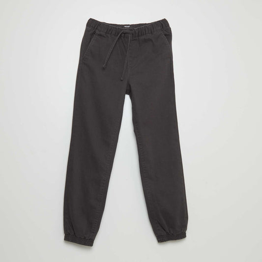 Straight-leg joggers BLACK