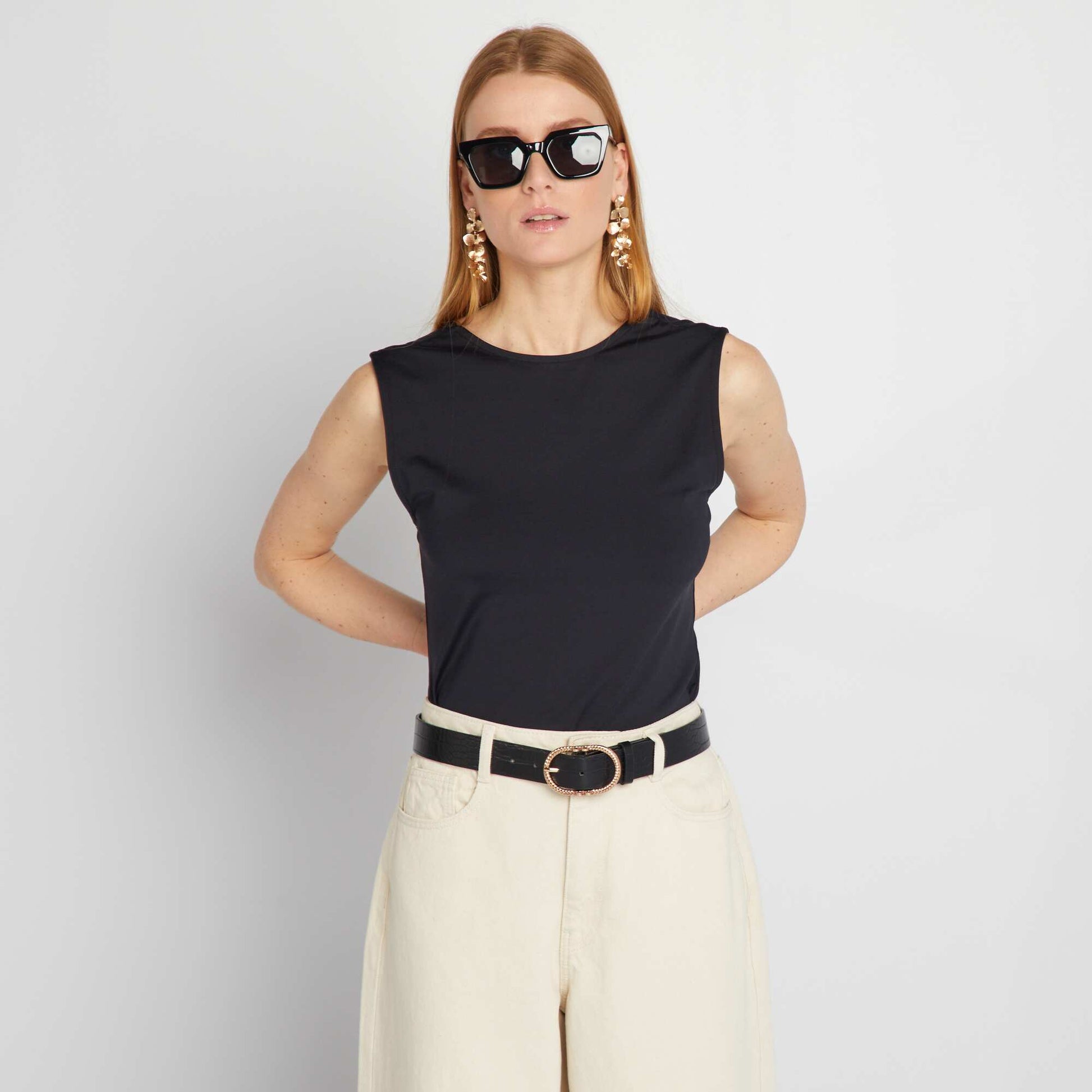 Vest top BLACK