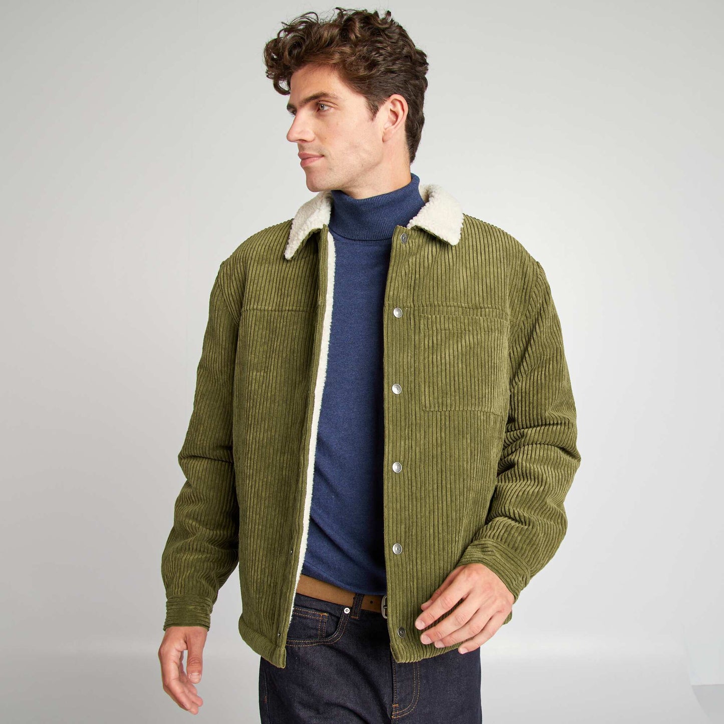 Corduroy jacket GREEN