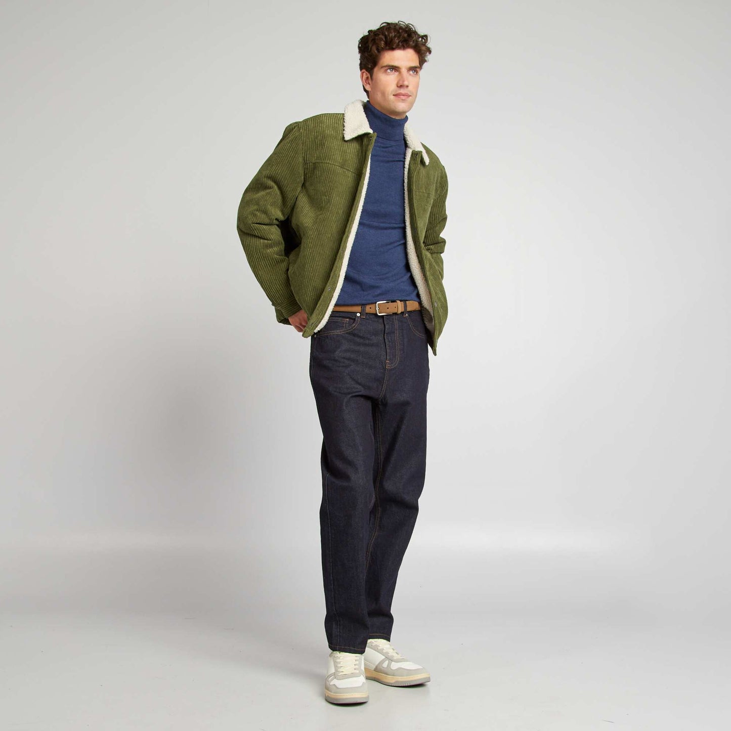 Corduroy jacket GREEN