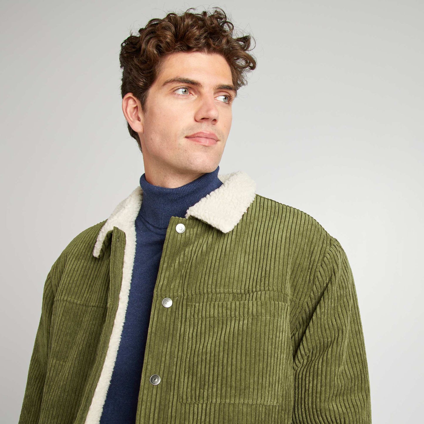 Corduroy jacket GREEN