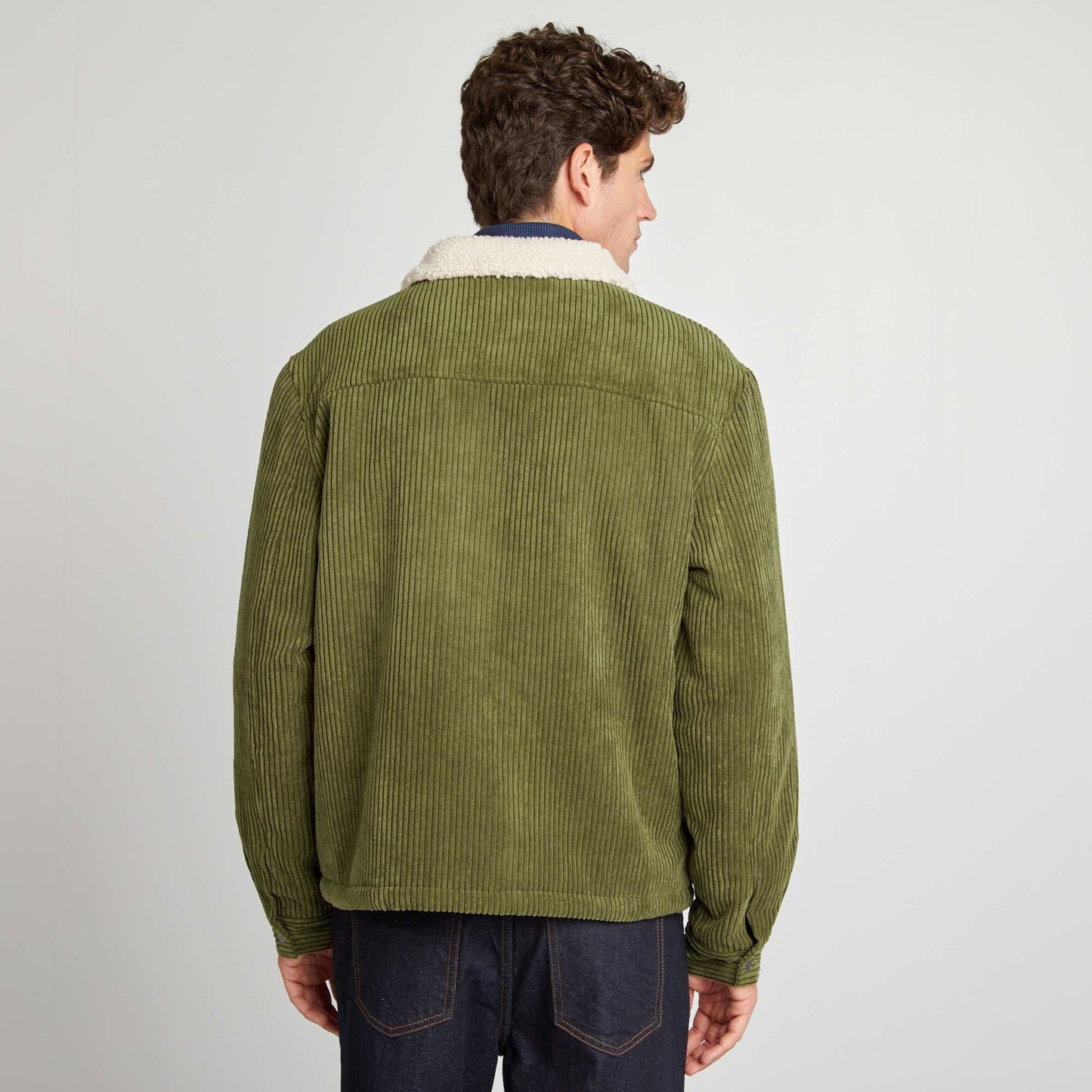 Corduroy jacket GREEN