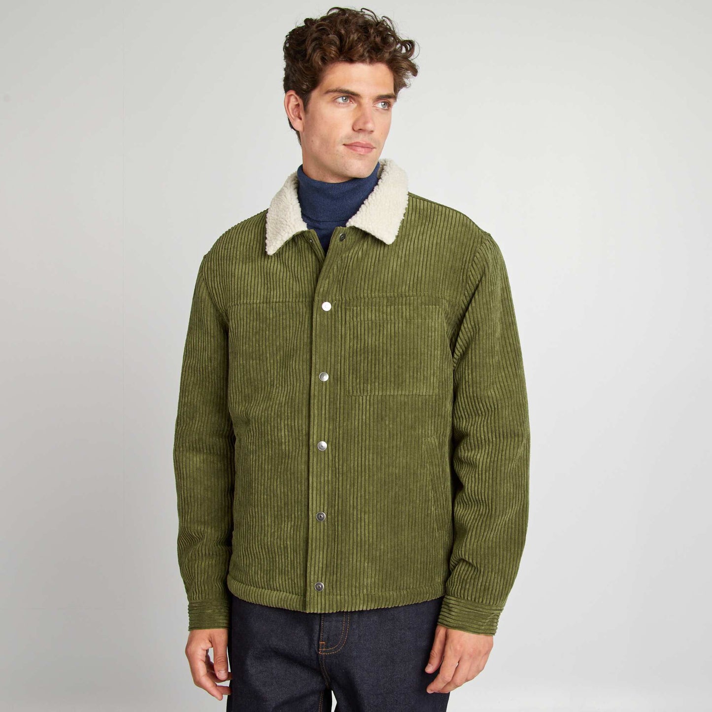 Corduroy jacket GREEN