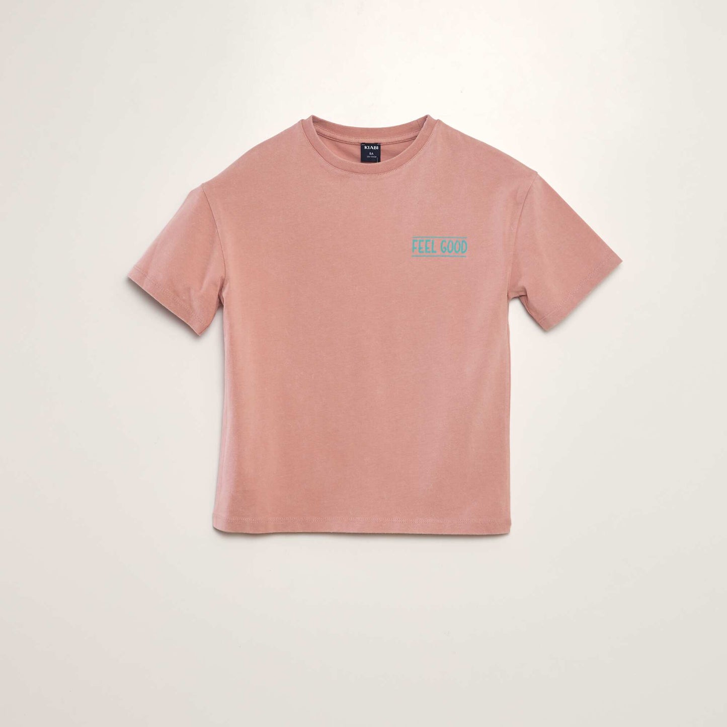 Roomy printed T-shirt PINK