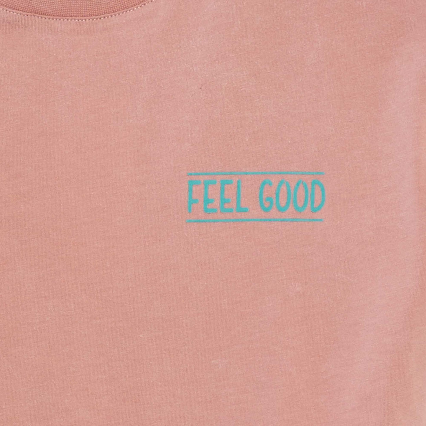 Roomy printed T-shirt PINK