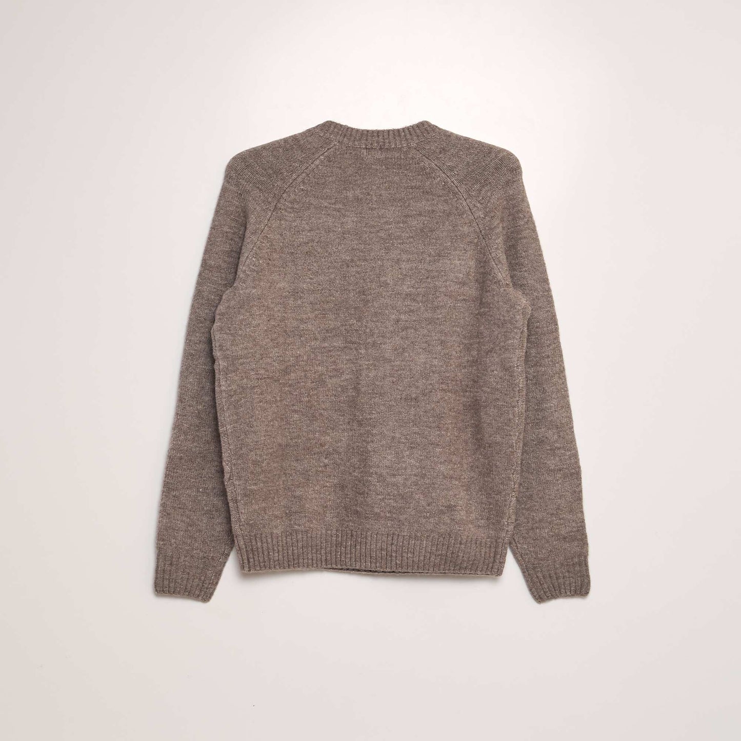 Cable-knit jumper BEIGE