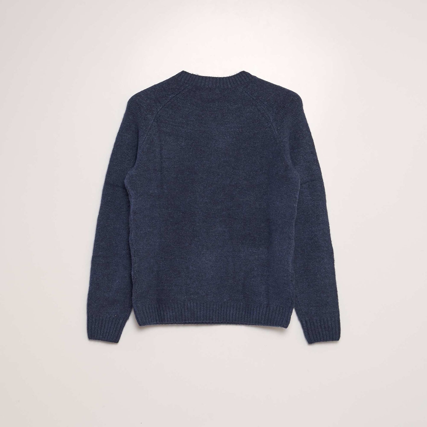 Cable-knit jumper BLUE