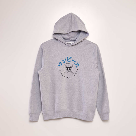 'One Piece' sweatshirt fabric sweater GREY