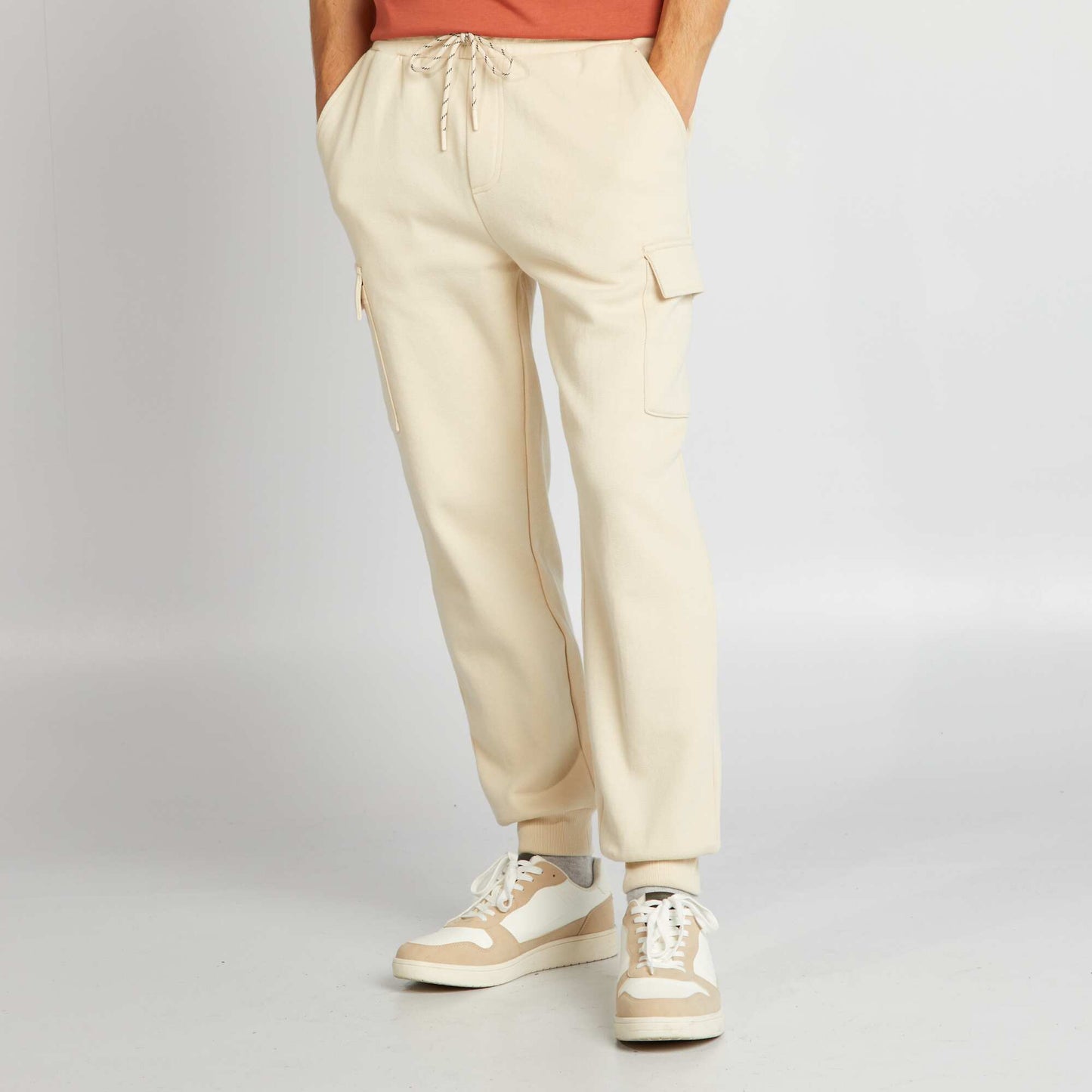 Multi-pocket joggers BEIGE