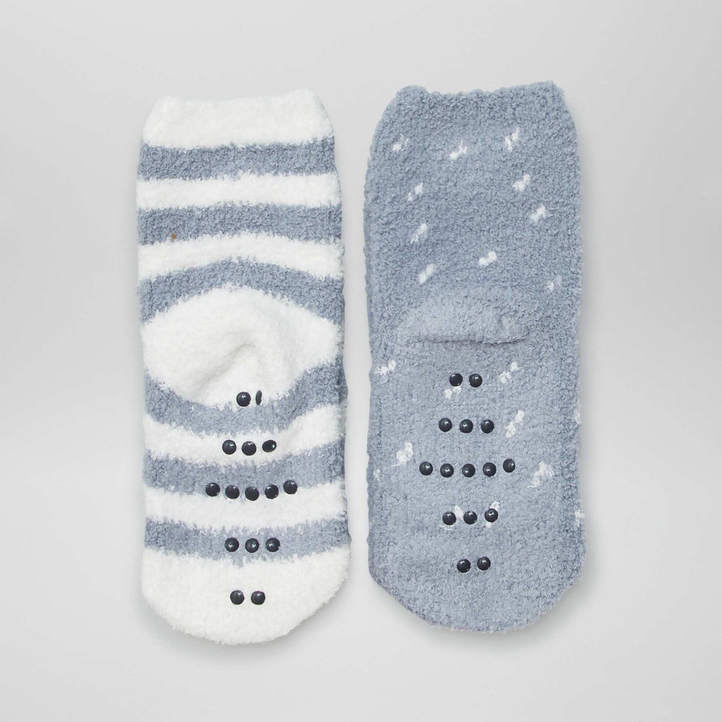 Warm  non-slip animal socks GREY