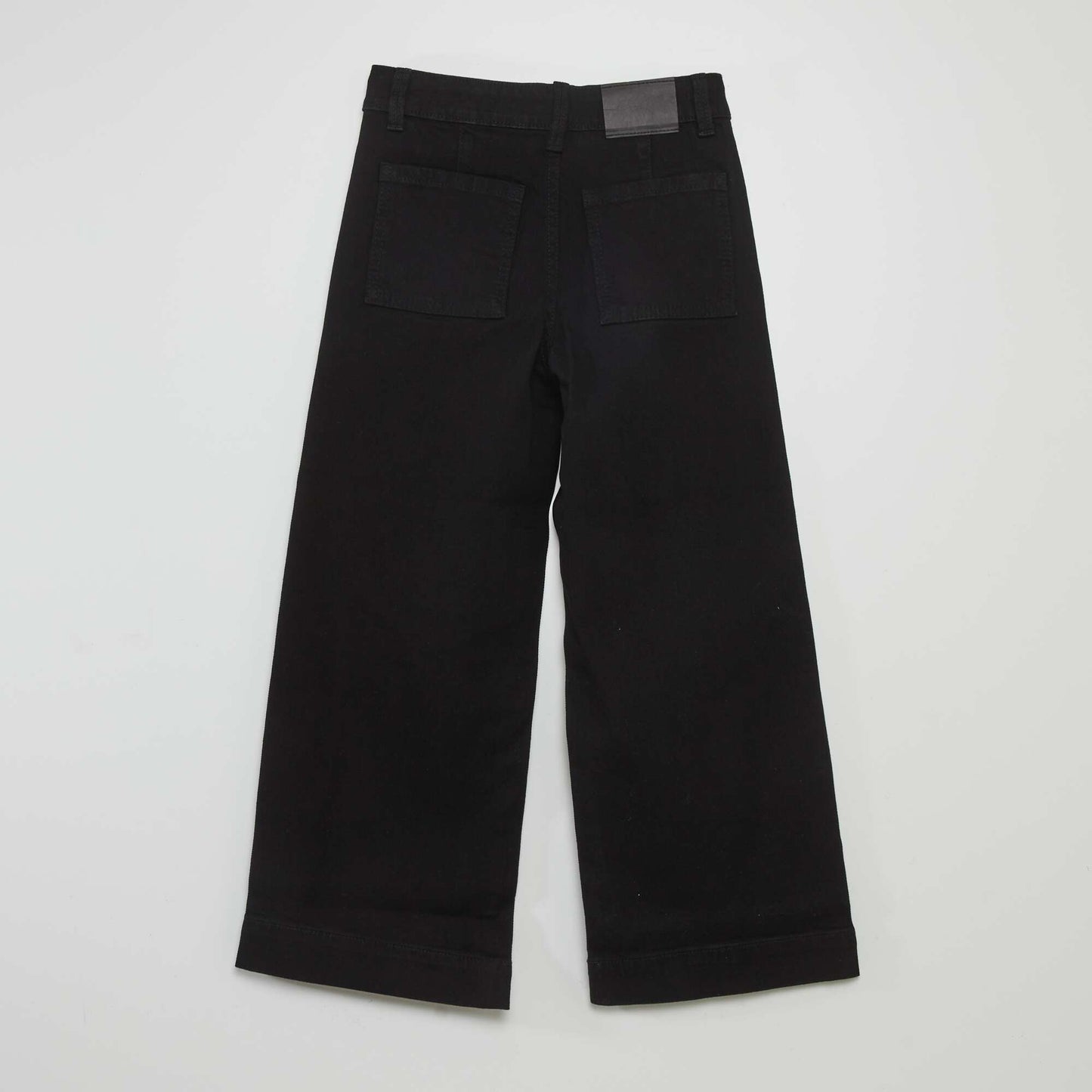 Wide-leg jeans black