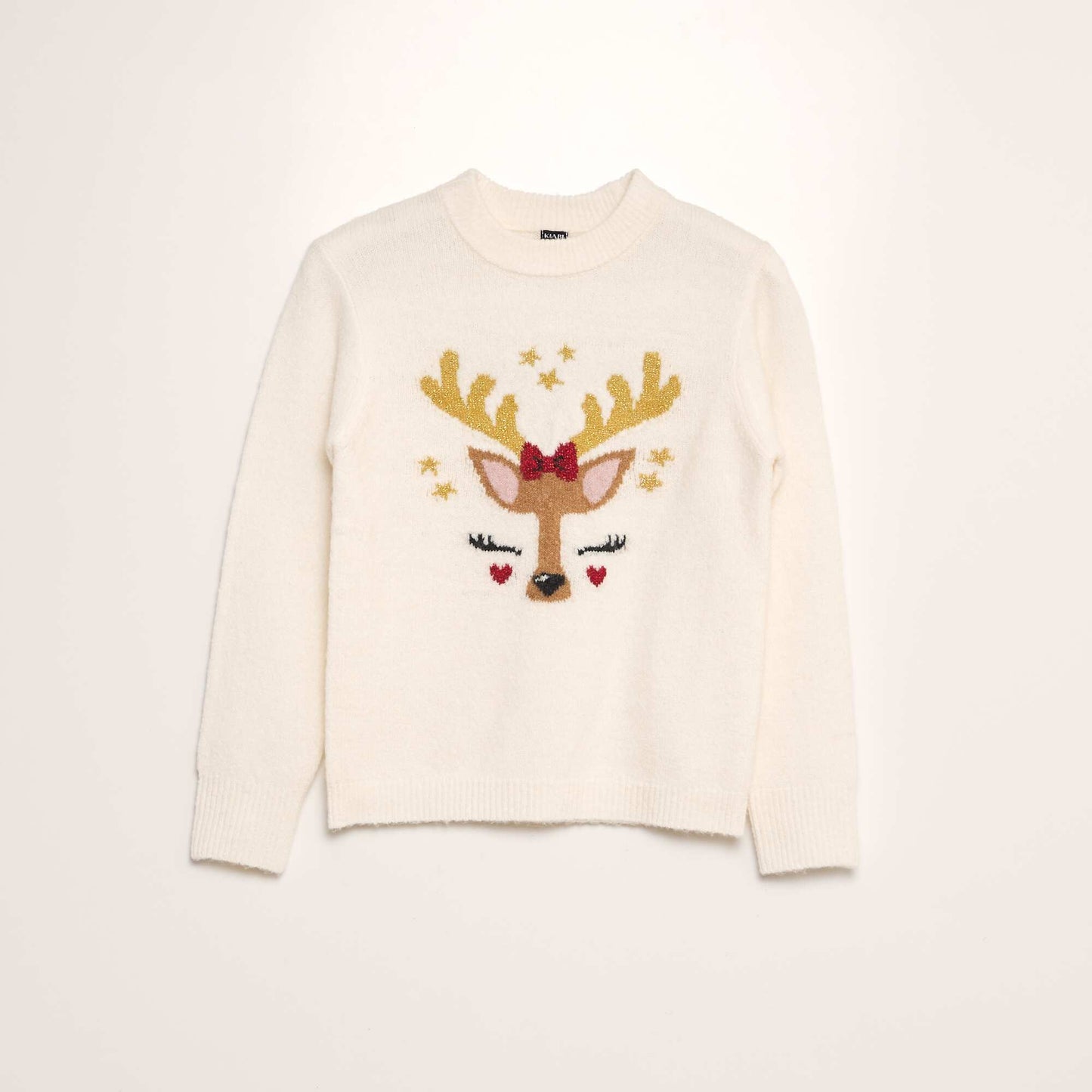 Fun Christmas jumper WHITE