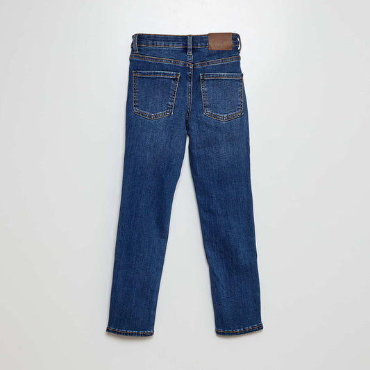 Plain slim-fit jeans BLUE