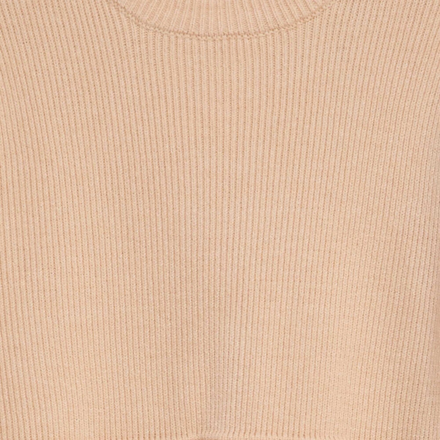 Knit sweater dress BEIGE