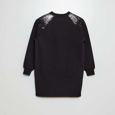 سويت شيرت فستان أسود